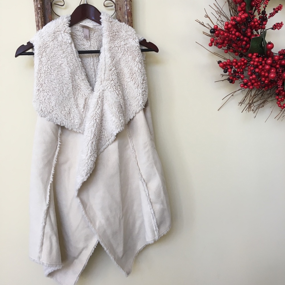 Knox Rose Faux Suede & Fur Vest